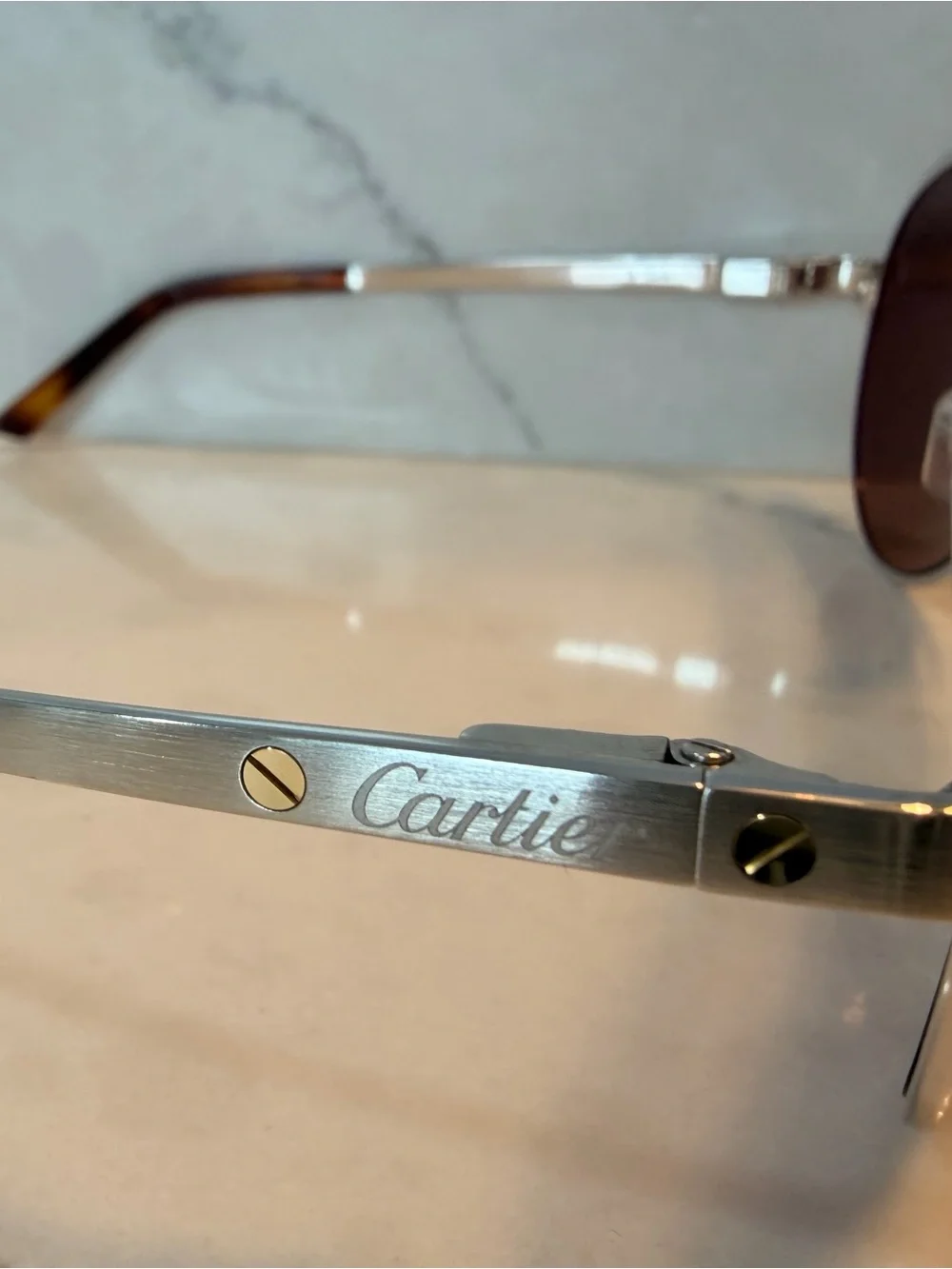 Cartier w/COA. CT0034S- 007 sunglasses